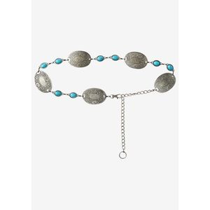 Express Turquoise Chain Belt